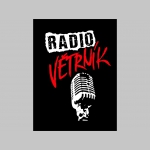 Rádio Větrník  mikina s kapucou stiahnutelnou šnúrkami a klokankovým vreckom vpredu 